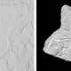 Side-by-side comparison of elevation maps of Anchorage produced with current datasets (left) and the newly available topographic data (right).